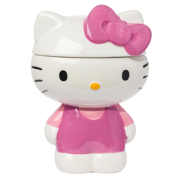 Sanrio Hello Kitty 3D Sculpted Ceramic Cookie Snack Jar (Large) - Picture 7 of 8